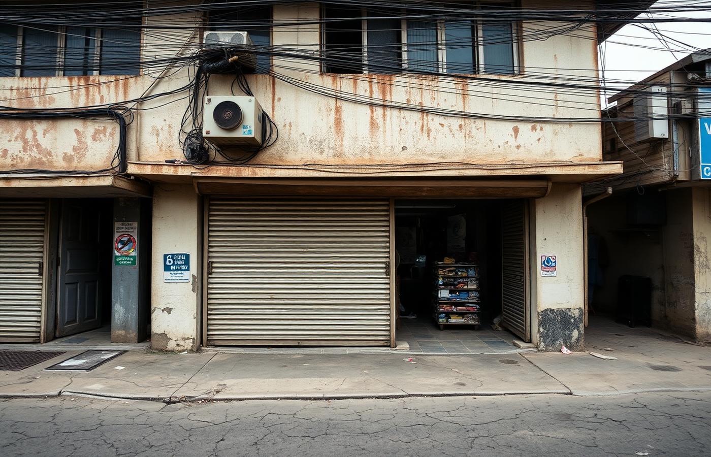 Osu Retail Frontage before renovation
